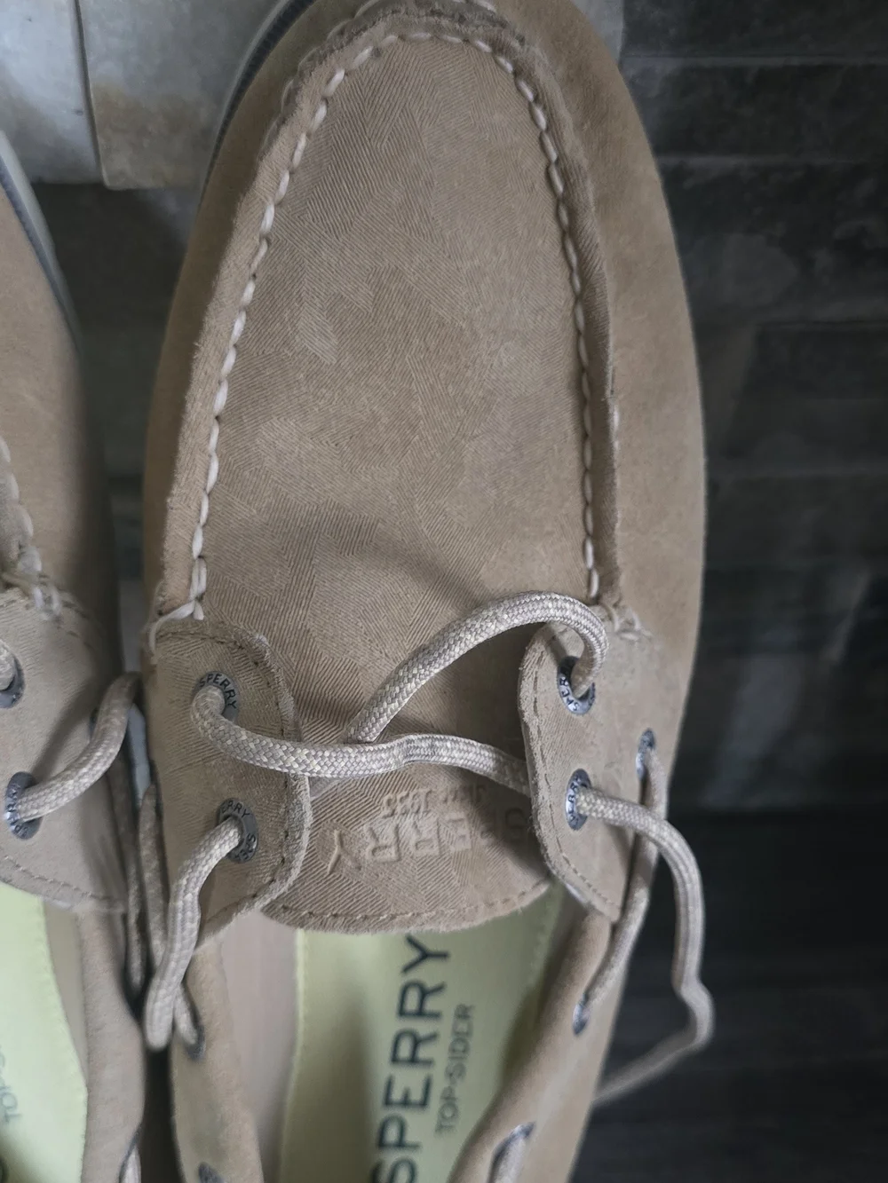 Sperry Men's Tan Suede Boat Shoes